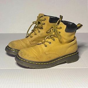 Dr. Martens Tan Lace Up Boots